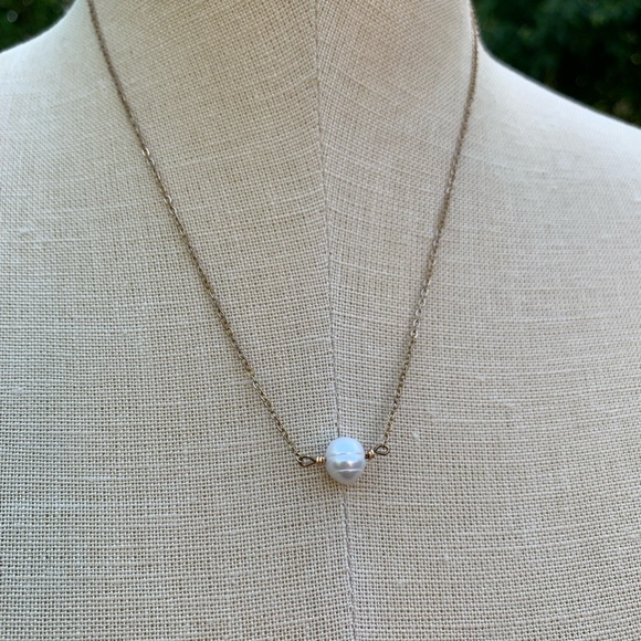 Freshwater Pearl Dainty Necklace - Picture 8 of 8